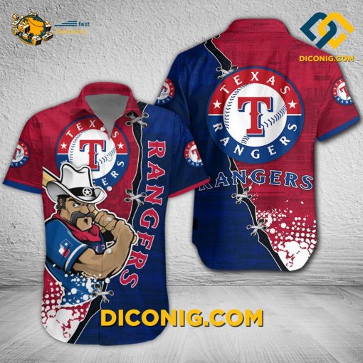 MLB Texas Rangers Hawaiian Shirt Custom Cowboy Spirit