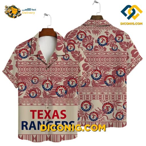 MLB Texas Rangers Hawaiian Shirt Custom Island Heritage