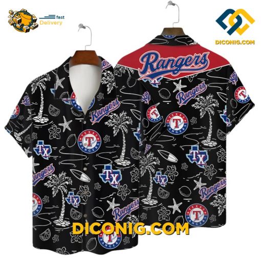 MLB Texas Rangers Hawaiian Shirt Custom Island Vibes