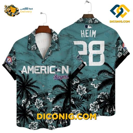 MLB Texas Rangers Hawaiian Shirt Custom Jonah Heim