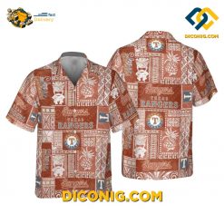 MLB Texas Rangers Hawaiian Shirt Custom Pineapple Tiki