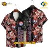 MLB Texas Rangers Hawaiian Shirt Custom Stars & Stripes Floral