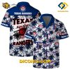 MLB Texas Rangers Hawaiian Shirt Custom Sunset League