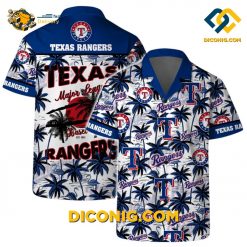 MLB Texas Rangers Hawaiian Shirt Custom Sunset League