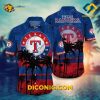 MLB Texas Rangers Hawaiian Shirt Custom Sunset Palm