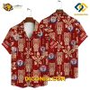 MLB Texas Rangers Hawaiian Shirt Custom Tiki Red