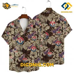 MLB Texas Rangers Hawaiian Shirt Custom Tribal Tropics