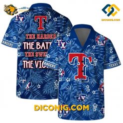 MLB Texas Rangers Hawaiian Shirt Custom Victory Battle