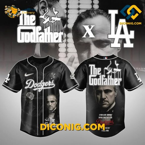The Godfather Dodgers Boss Style Baseball Jersey
