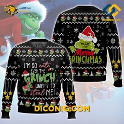 The Grinch Ugly Christmas Sweater I’m So Cute Even The Grinch Wants To Steal Me