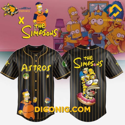MLB The Simpsons Houston Astros Baseball Jersey