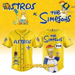 MLB The Simpsons Houston Astros Exclusive Baseball Jersey