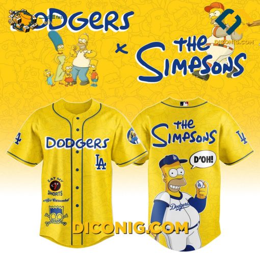 The Simpsons Dodgers Exclusive Baseball Jersey