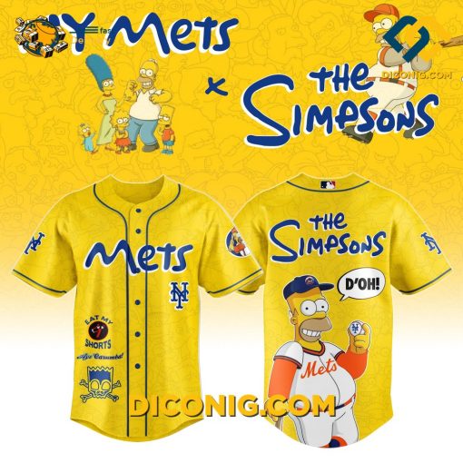 The Simpsons NY Mets Exclusive Baseball Jersey
