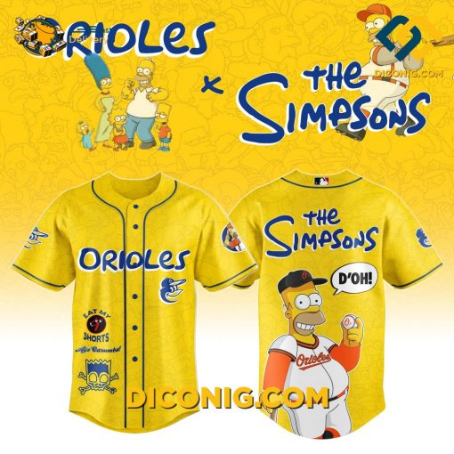 The Simpsons Orioles Exclusive Baseball Jersey