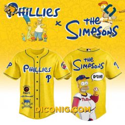 The Simpsons Phillies Exclusive Baseball Jersey