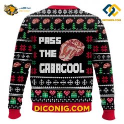the sopranos pass the gabagool christmas ugly sweater