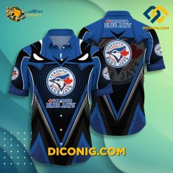 MLB Toronto Blue Jays Hawaiian Shirt Custom Bold Stripes Jersey