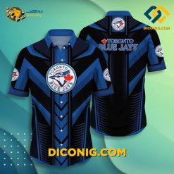 MLB Toronto Blue Jays Hawaiian Shirt Custom Striking Lines Jersey