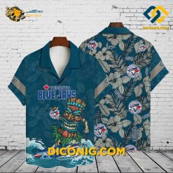 MLB Toronto Blue Jays Hawaiian Shirt Custom Tiki Surfer