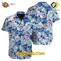 MLB Toronto Blue Jays Hawaiian Shirt Custom Tropical Leaf