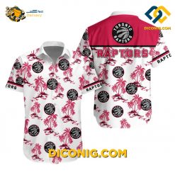 NBA Toronto Raptors Hawaiian Shirt Custom Sunset Palm