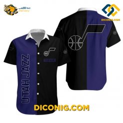 NBA Utah Jazz Hawaiian Shirt Custom Classic Split Color