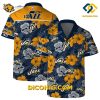 NBA Utah Jazz Hawaiian Shirt Custom Floral Breeze