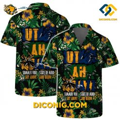 NBA Utah Jazz Hawaiian Shirt Custom Tropical Escape