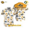 NBA Utah Jazz Hawaiian Shirt Custom Tropical Vibes