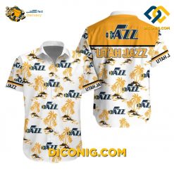 NBA Utah Jazz Hawaiian Shirt Custom Tropical Vibes