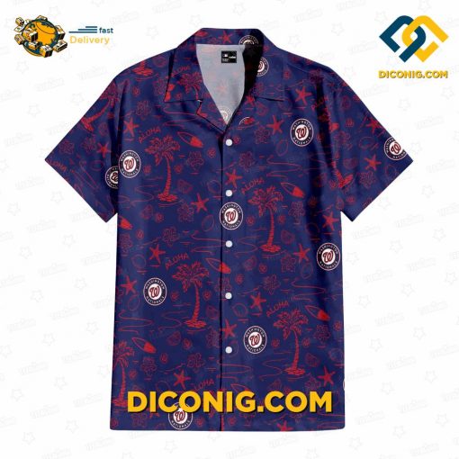 MLB Washington Nationals Aloha Paradise Hawaiian Shirt