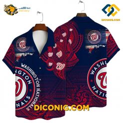 MLB Washington Nationals Hawaiian Shirt Custom Beachfront Bliss