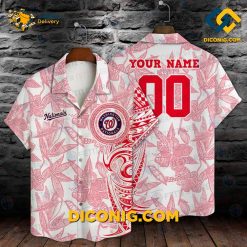 MLB Washington Nationals Hawaiian Shirt Custom Beachfront Breeze