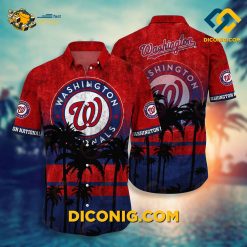 MLB Washington Nationals Hawaiian Shirt Custom Capital Paradise