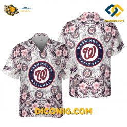 MLB Washington Nationals Hawaiian Shirt Custom Coastal Paradise