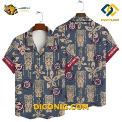 MLB Washington Nationals Hawaiian Shirt Custom Island Escape