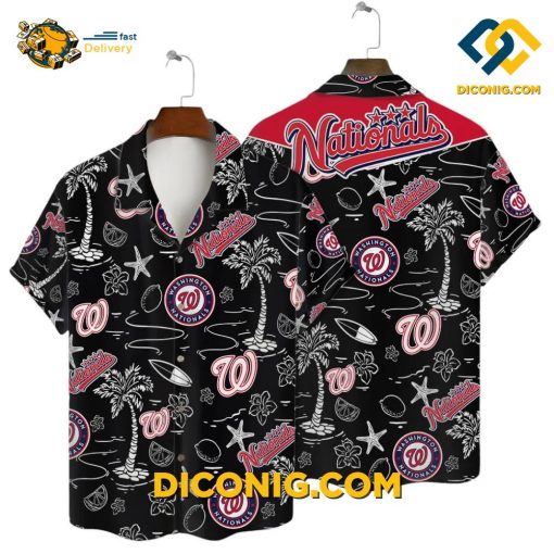 MLB Washington Nationals Hawaiian Shirt Custom Island Paradise