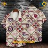 MLB Washington Nationals Hawaiian Shirt Custom Palms & Pinstripes