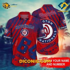 MLB Washington Nationals Hawaiian Shirt Custom Paradise Escape