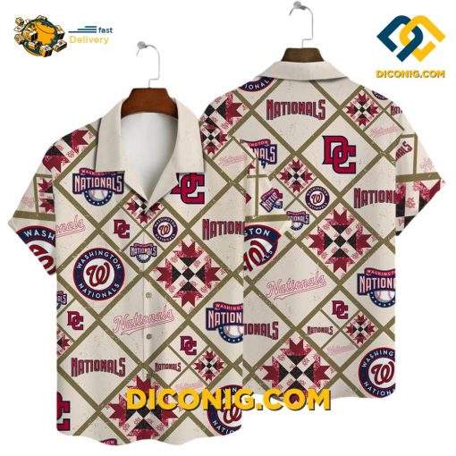 MLB Washington Nationals Hawaiian Shirt Custom Seaside Spirit