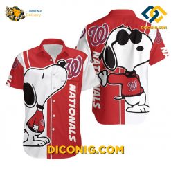 MLB Washington Nationals Hawaiian Shirt Custom Snoopy Lover