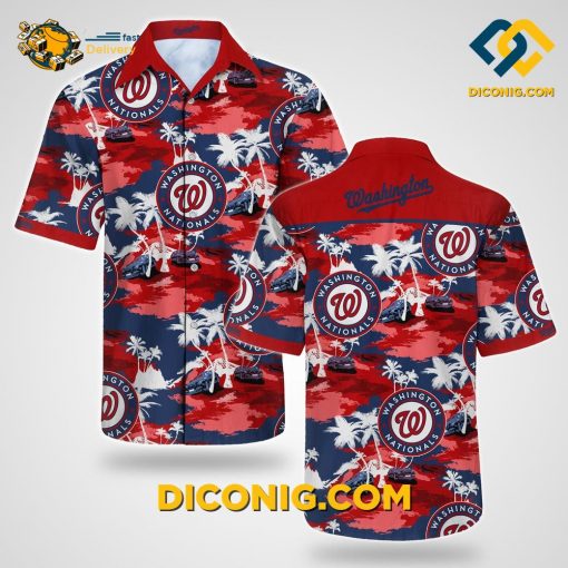 MLB Washington Nationals Hawaiian Shirt Custom Tropic Dreams