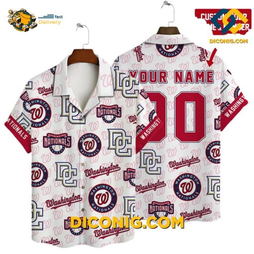 MLB Washington Nationals Hawaiian Shirt Custom Tropic Heat
