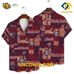 MLB Washington Nationals Hawaiian Shirt Custom Tropical Escape