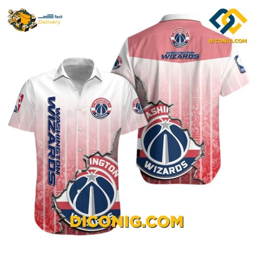 NBA Washington Wizards Hawaiian Shirt Custom Sunset Gradient