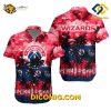 NBA Washington Wizards Hawaiian Shirt Custom Sunset Palms