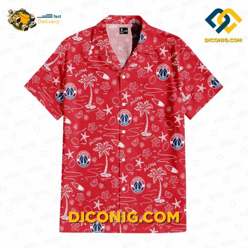 NBA Washington Wizards Hawaiian Shirt Custom Tropical Breeze