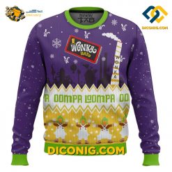 Willy Wonka The Chocolate Factory Ugly Christmas Sweater