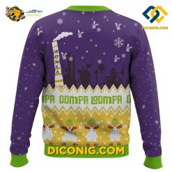 willy wonka the chocolate factory ugly christmas sweater